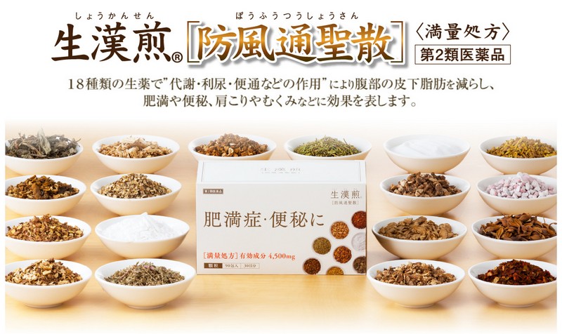 1ヶ月で5キロ痩せる?生漢煎防風通聖散情報サイト